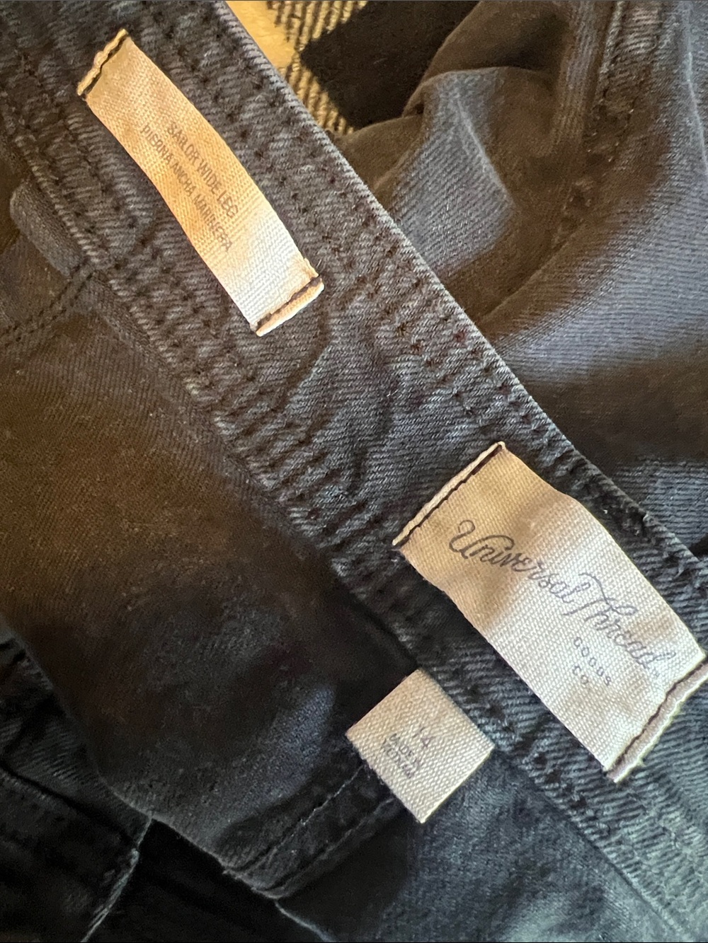 Universal Thread Sailor Wide-Leg Jeans in Black. Size 14 - Picture 8 of 13